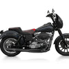 Harley Dyna Street Fat Bob Black Red Driver & Passenger Seat (06-17)