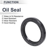 Oil Seal 63x85x10mm NBR Rubber Black 5 Pcs