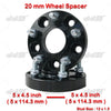 Mazda 3, 6, CX-3, CX-30, CX-5, CX-9 (2) 20mm Hub Centric Wheel Spacers (2004-2023)