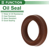 Cars Oil Seal / 5 Pcs / Shaft Seal FKM Rubber 20x28x4.5mm Brown