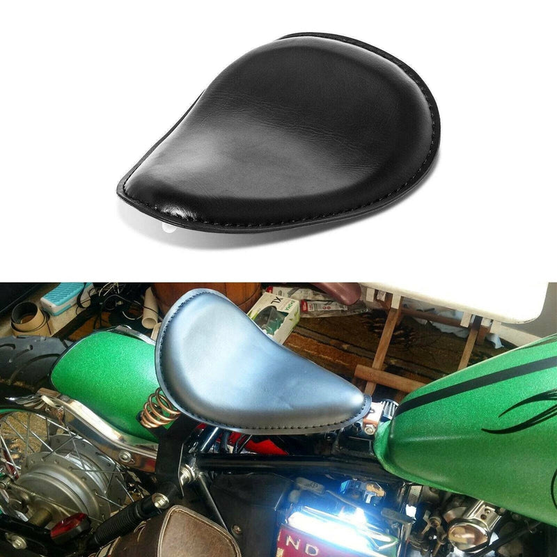 Harley Sportster XL 883 1200 Black Motorcycle Bobber Solo Seat (2004-2023)