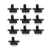 Various Applications 10 x 6 Terminal DPDT On/Off Mini Slide Switch