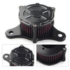 Harley Dyna Softail Road King Black Air Cleaner Red Intake Filter Kit (2006-2023)