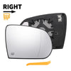 Jeep Cherokee, Compass Right Side Heated White Mirror Glass (2011-2023)