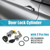 Mazda B2200 (1986-1993) - 1 Set Silver Black Door Lock Cylinder Replacement