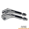 Harley Dyna Low Rider 1" Chrome Motorcycle Handlebar Risers (2006-2017)