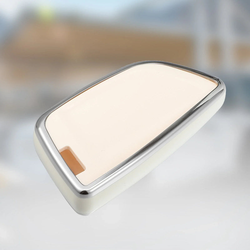 BMW Keyless Entry with Chain White 4-Button Key Fob Case