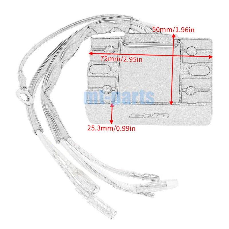Suzuki DF20 DF25 Outboard Voltage Regulator Rectifier (2007-2013)