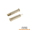 Harley Sportster XL 883L / R XLH883 Forty-Eight Brass Foot Pegs (1997-2019)