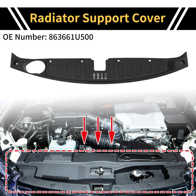 Kia Sorento (2015-2020) - ABS Black Radiator Support Cover