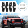 Jeep Wrangler JK 4 Door Hinge Set (2007-2018)