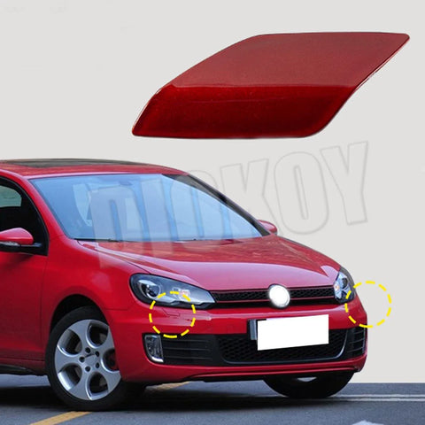 VW Golf 6 MK6 GTI Front Bumper Headlight Washer Cover Cap (2009–2013)