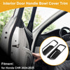 Honda CHR Carbon Fiber Black Interior Door Handle Bowl Cover (2024-2025)