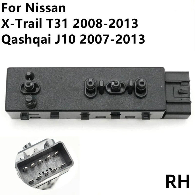 Nissan X-Trail Qashqai J10 Right Power Seat Adjuster Switch (2007–2013)