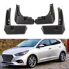 Hyundai Accent 4 x Front & Rear Mud Flaps Splash Guards (2018-2022)