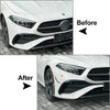 Mercedes Benz A Class W177 Carbon Front Bumper Lip Splitter (2023)