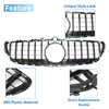 Mercedes-Benz CLS400 2015-2018 Black Grille Front Upper Bumper Grille