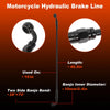 Harley Sportster XL 46.5" Hydraulic Brake Line Kit (2004–2024)