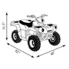 Honda Yamaha fits Suzuki Polaris Black ATV Cover ATV Cover