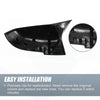 BMW X1 328i 125i 330i Rearview Mirror Cover Cap Carbon Fiber Pattern