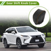 Lexus NX250 2022-2023 Black Brown Faux Leather Gear Shift Knob Cover