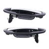 Hyundai Santa Fe 2 x Door Handle Outer Chrome REAR LEFT+RIGHT (2000–2005)