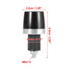 Motorcycle Silver Tone 2 x 18mm Handlebar End Caps Plug CNC Aluminum Alloy