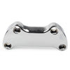 Harley Dyna Softail Sportster 1" Bar Smooth Handlebar Riser Top Clamp Chrome