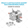 Universal Winches 12V 200AMP Winch Start Switch Solenoid Relay