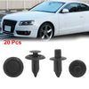 Suzuki 20 x Black Plastic Door Fastener Clips (6mm 7mm Hole)