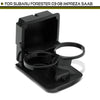 Subaru Impreza Forester Black Rear Center Console Cup Holder (2008-2019)