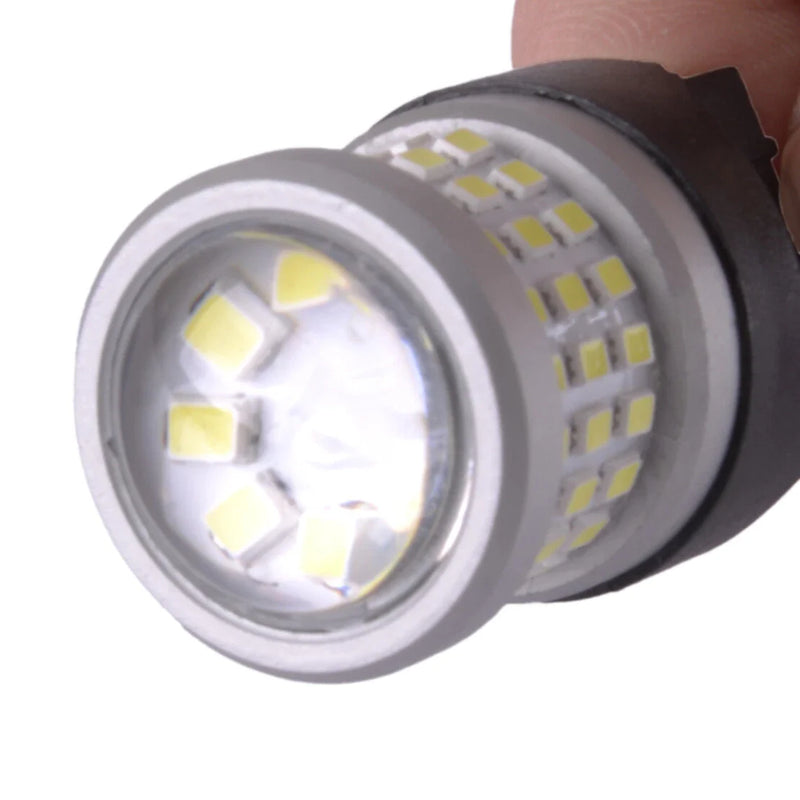 7440 7443 Brake Tail Reverse Lights White 58SMD LED Bulbs (2010-2023)