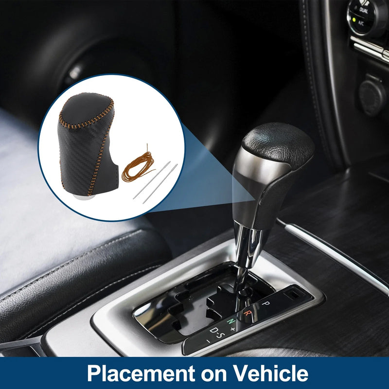 Chevrolet Equinox Black Carbon Fiber Gear Shift Knob Cover (2010-2017)