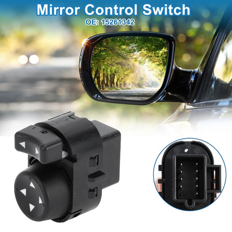 Chevrolet Malibu Car Mirror Switch Plastic Black 1 Pc (2004 - 2008)