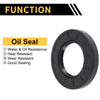 Oil Seal 45x80x10mm NBR Rubber Black 5 Pcs