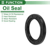 Oil Seal 50x72x8mm Rotary Shaft Seal NBR Rubber High Pressure Black