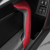 Subaru BRZ 86 (2013-2020) Red Suede 2 x Car Door Handle Armrest Covers