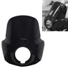 Harley Softail Street Bob 11" Black Headlight Fairing Windshield (18-24)