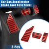 Honda HR-V (2021-2023) Red 3 Pcs Gas Brake Foot Rest Pedals
