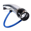 3" 76mm Universal Aluminum Silver Cold Air Intake Pipe Kit