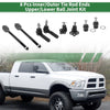 Dodge Dakota 8 x Front Inner Tie Rod Ends & Ball Joint (1987 - 2005)