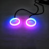 Car 90MM RGB Phone Control Angel Eye Halo Rings Headlight DRL