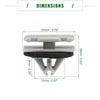 Jeep Grand Cherokee 2012-2021 - 40 Pcs Trim Clips