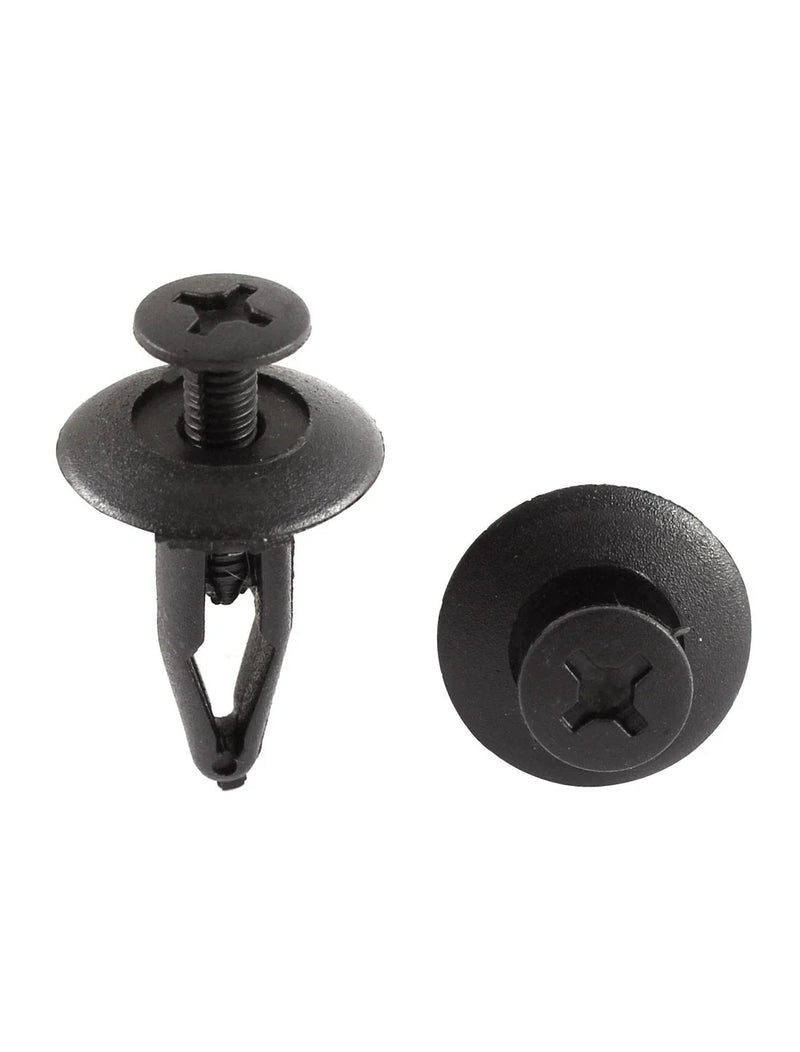Honda 15 Pcs 7.5mm Plastic Push Rivet Clips