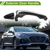 Hyundai Kia Silver Tone Rear Exterior Door Handle (2011-2016)