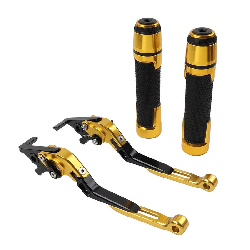 Aprilia Tuono V4 Folding Extendable Brake Clutch Levers & Handlebar Grips