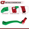 Kayo T6 Green Red Folding Gear Shifter Lever