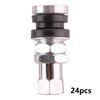 Car Truck ATV Motorcycle 24pcs Metal Rod Wheel Tire Valve Stems