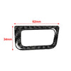 Audi A6 A7 Carbon Fiber Black Rear Trunk Switch Button Frame Trim (2012-2018)