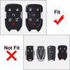 GMC Yukon, Chevy Tahoe, Suburban, Silverado Remote Key Fob Shell Case Cover